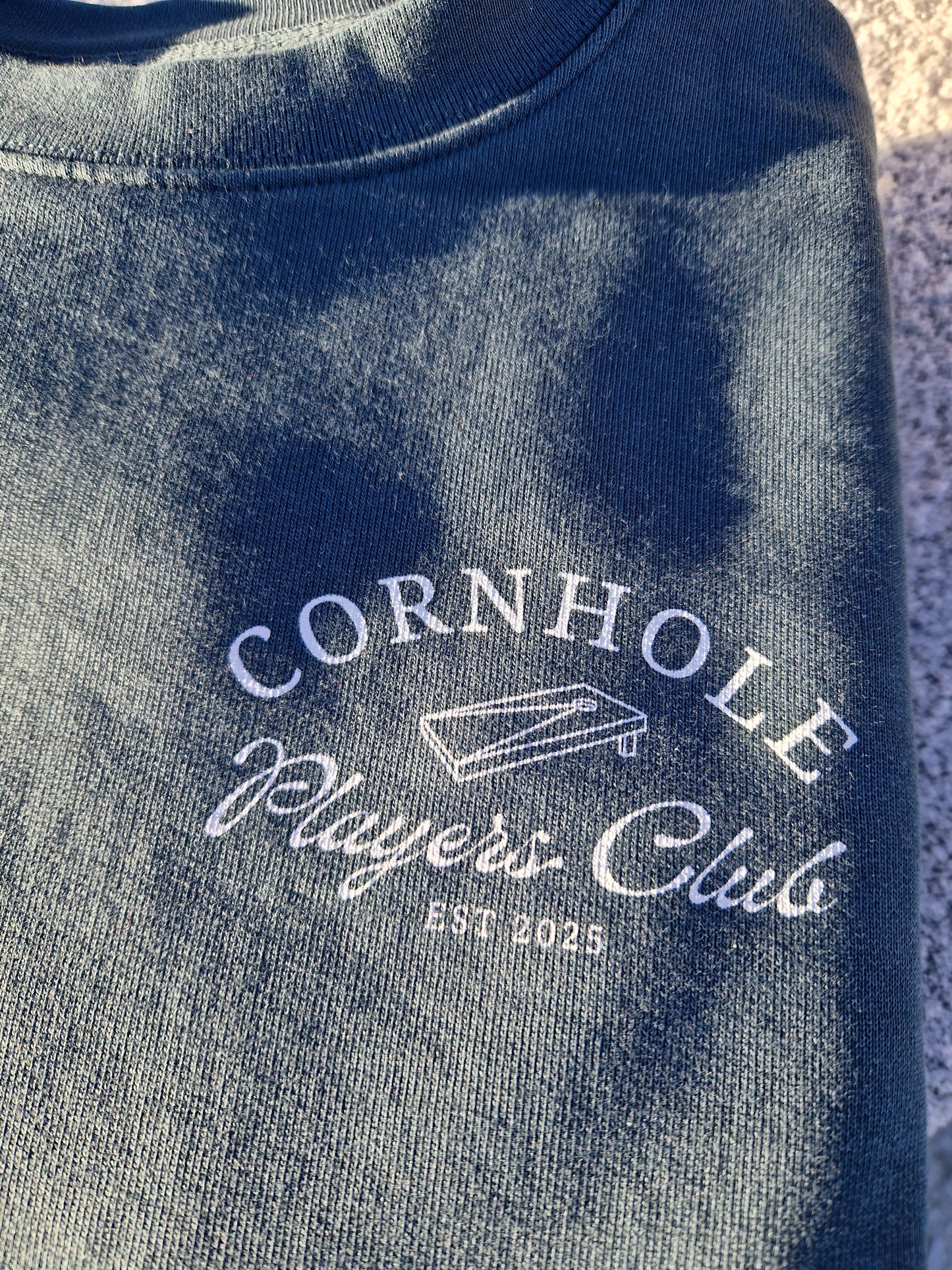 Mens Unisex Premium Stargazer Sweatshirt - CPC County (Logo White) - Cornhole Players Club
