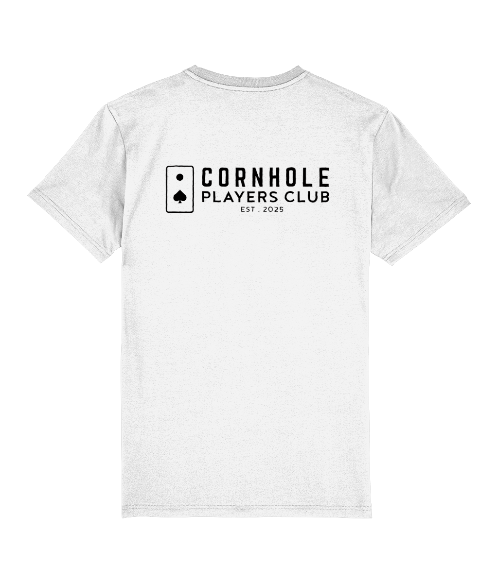 Unisex Premium T-Shirt (5 Colours) Cornhole Apparel - CPC Deck (Logo Black)