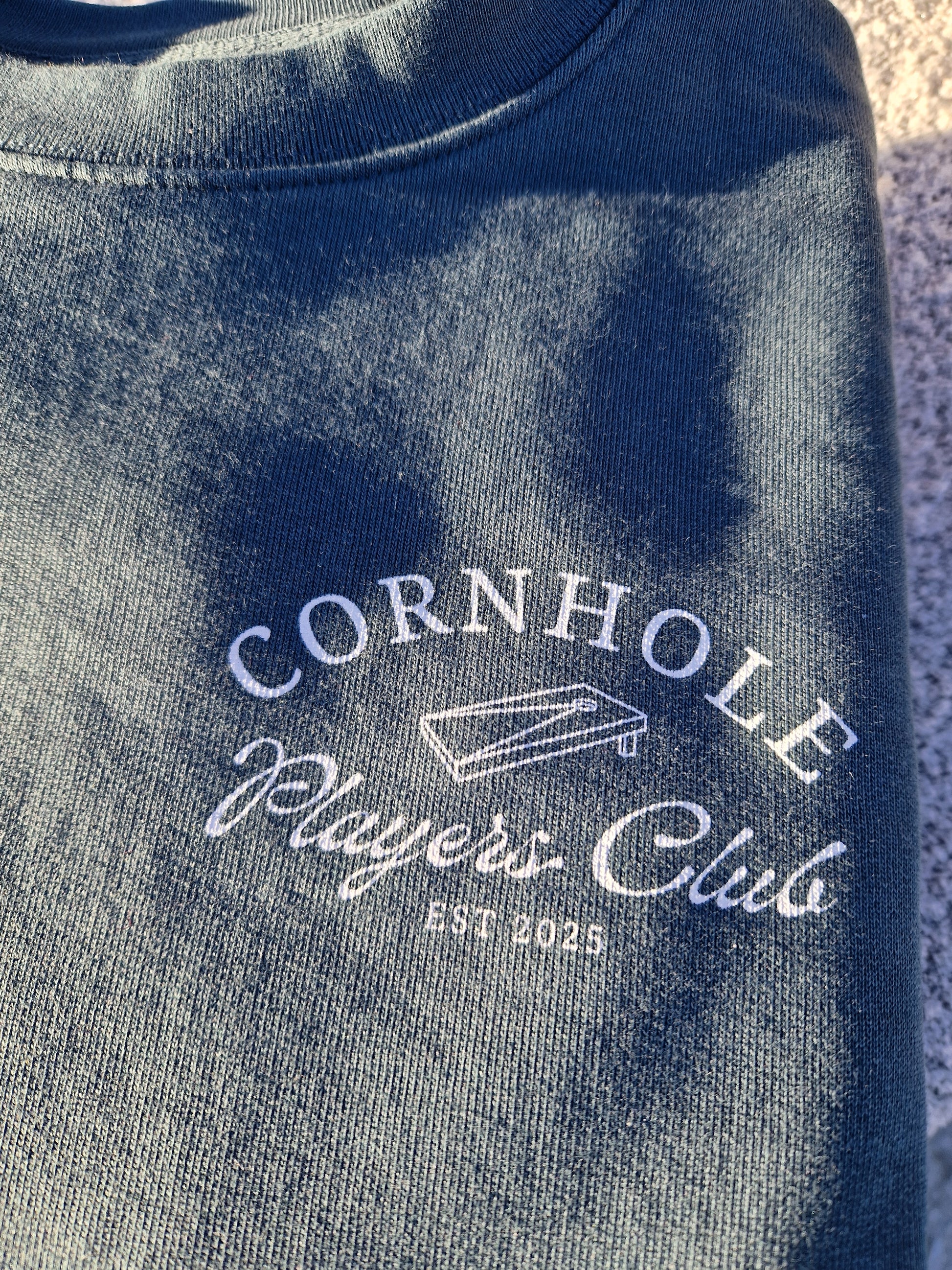 Mens Unisex Premium Stargazer Sweatshirt - CPC County (Logo White) - Cornhole Players Club