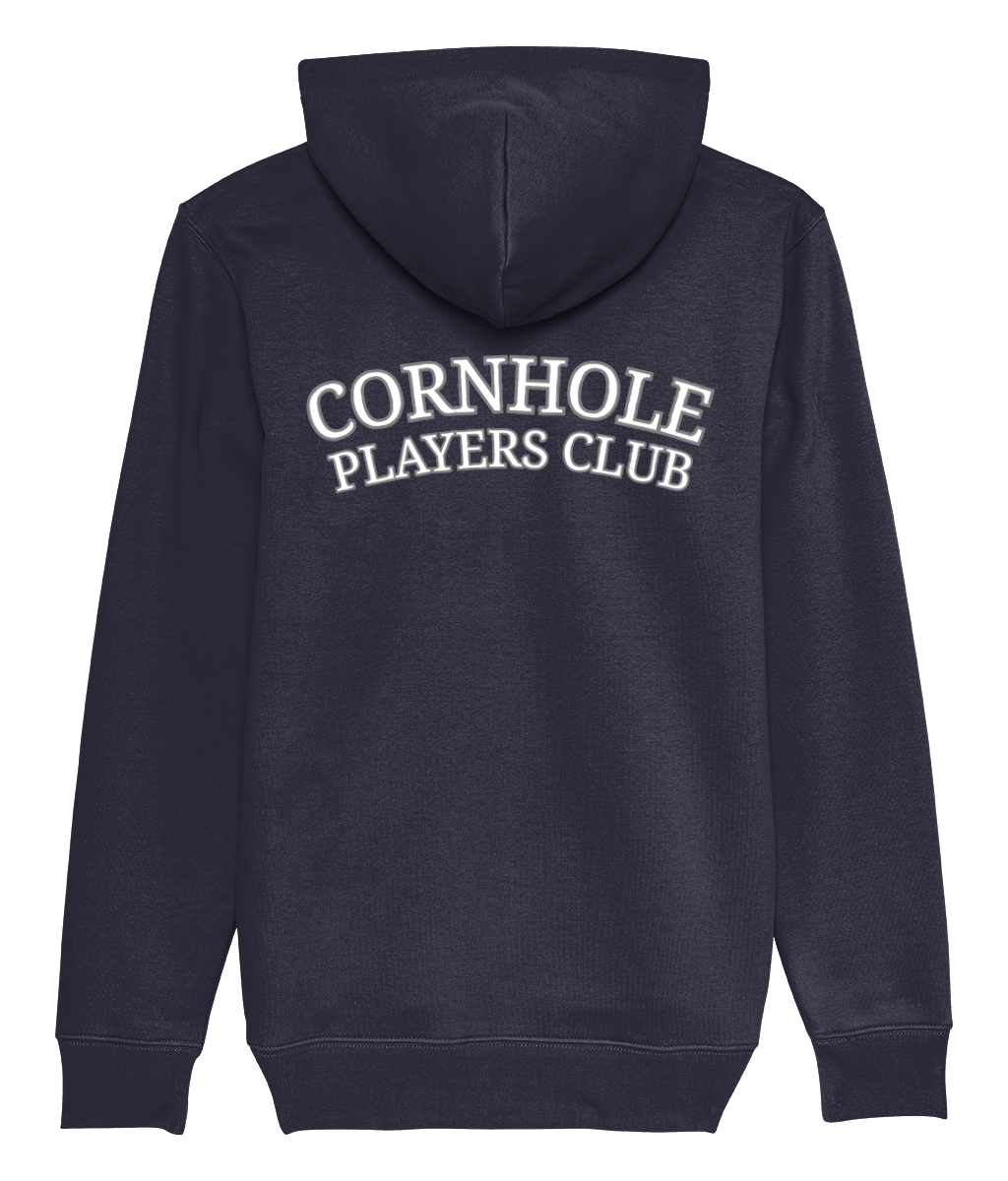Mens Unisex Premium Hoodie (Various Colours) Cornhole Apparel - CPC Circle Cup (Logo White)