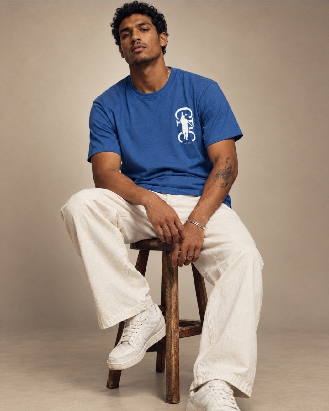 Mens Unisex Premium T-Shirt (8 Colours) Cornhole Apparel - CPC Cup (Logo White)