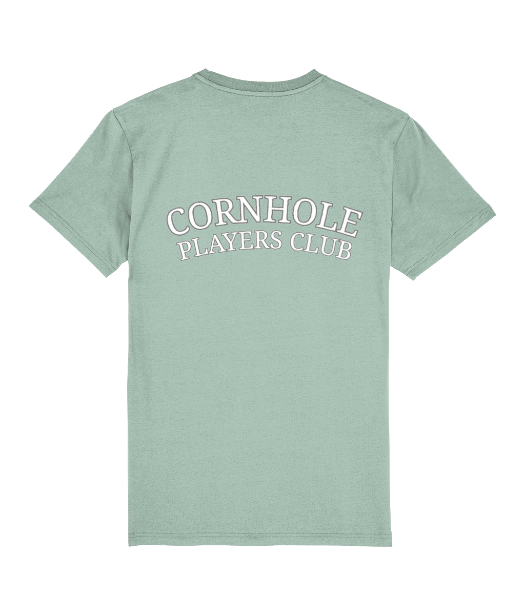 Unisex Premium T-Shirt (8 colours) Cornhole Apparel - CPC Arch (Logo White)