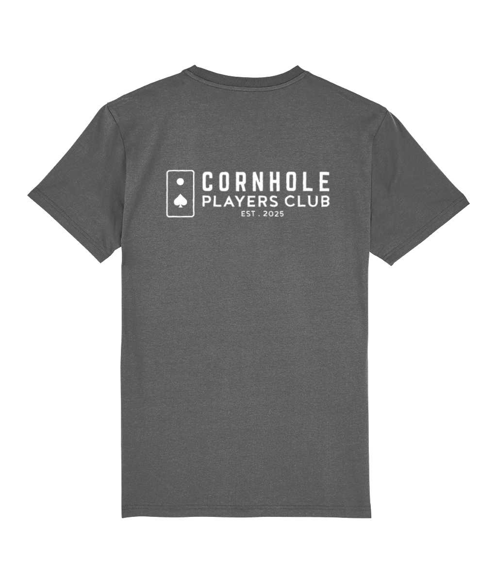 Unisex Premium T-Shirt (8 Colours) Cornhole Apparel - CPC Deck (Logo White)