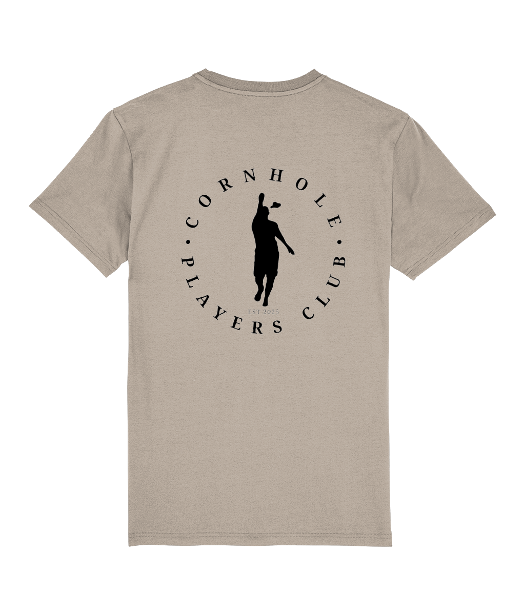 Unisex Premium T-Shirt (5 Colours) Cornhole Apparel - CPC Full Circle (Logo Black)