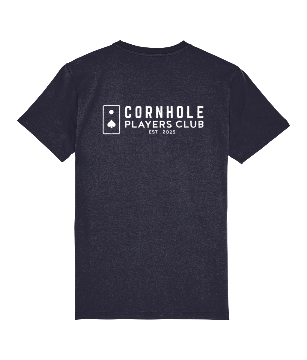 Unisex Premium T-Shirt (8 Colours) Cornhole Apparel - CPC Deck (Logo White)