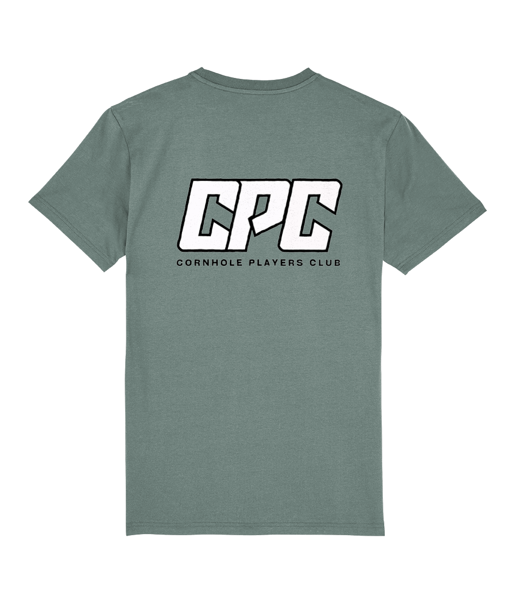 Unisex Premium T-Shirt (7 Colours) Cornhole Apparel - CPC Bold (Logo White)