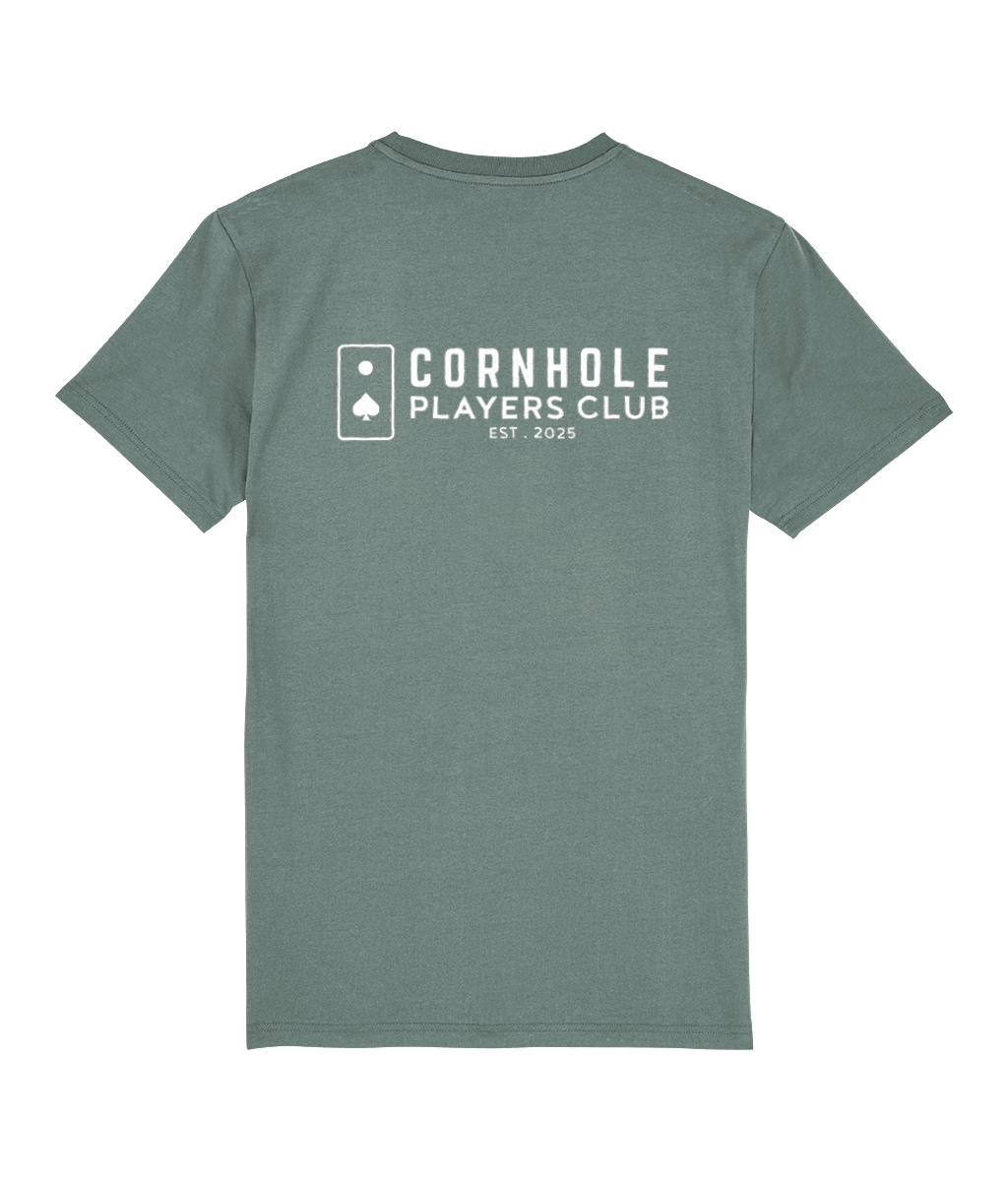 Unisex Premium T-Shirt (8 Colours) Cornhole Apparel - CPC Deck (Logo White)