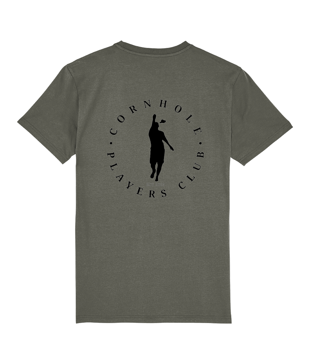 Unisex Premium T-Shirt (5 Colours) Cornhole Apparel - CPC Full Circle (Logo Black)