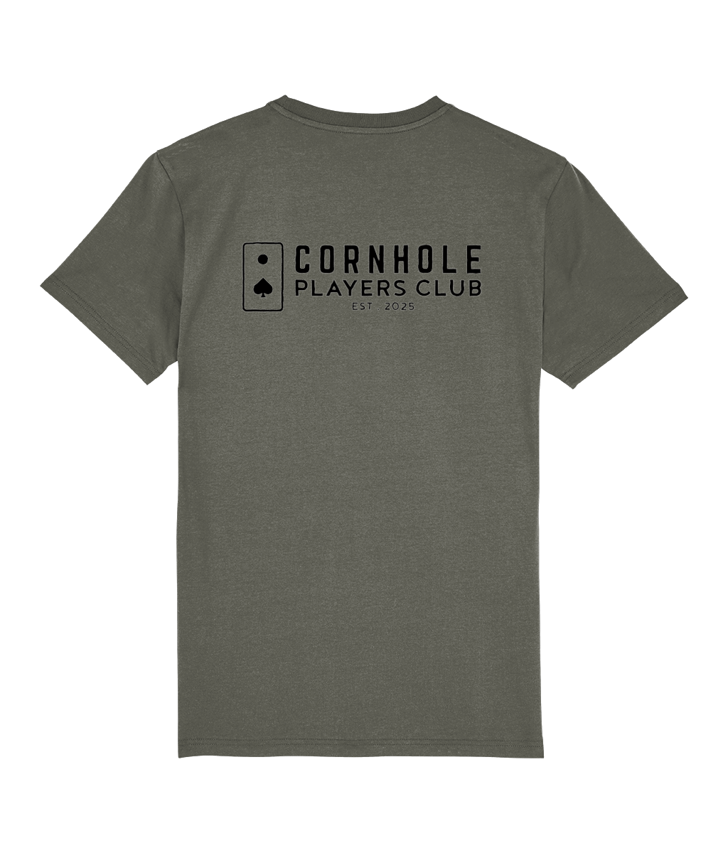 Unisex Premium T-Shirt (5 Colours) Cornhole Apparel - CPC Deck (Logo Black)