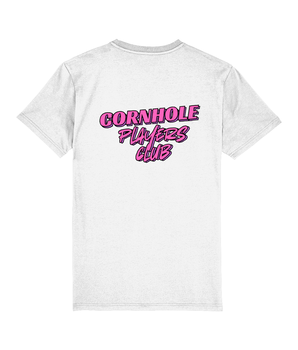 Unisex Premium T-Shirt (2 Colours) Cornhole Apparel - CPC Graffiti (Logo Pink)